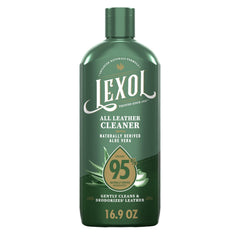 Lexol All Leather Cleaner bottle front for routine leather cleaning