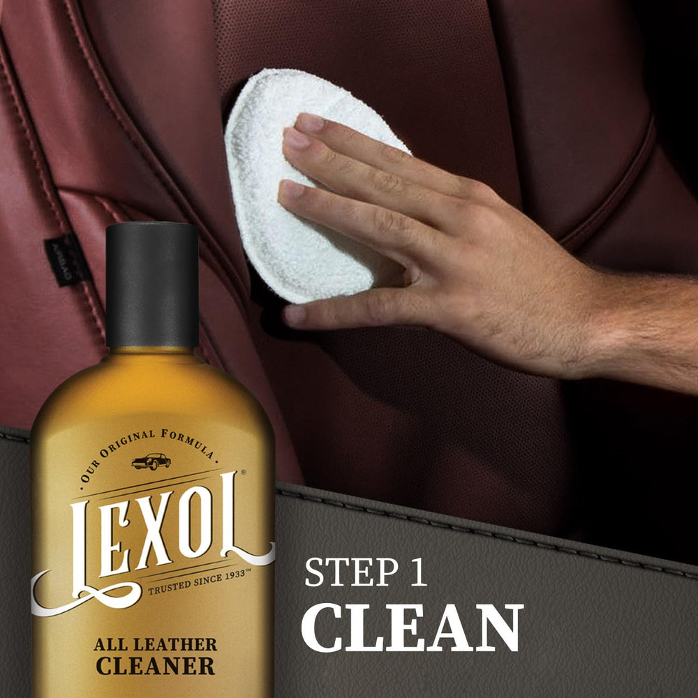 Two-step kit sponges enable even application and residue-free finishing.