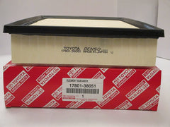 LEXUS 17801-38051 air filter, front view, enhances engine airflow for reliable performance.
