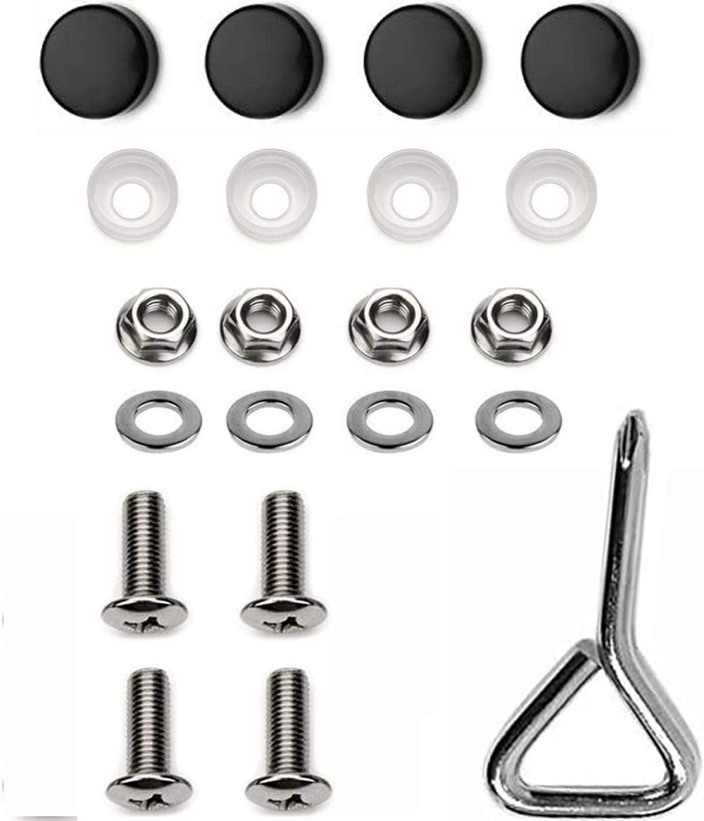 LFPartS frame installation with included screws and caps
