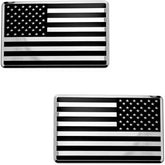 LFPartS USA embossed flag left emblem adds durable chrome shine to your car.