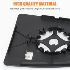 LHCDQSKCW ABS back plate supports sturdy, reliable mirror performance.