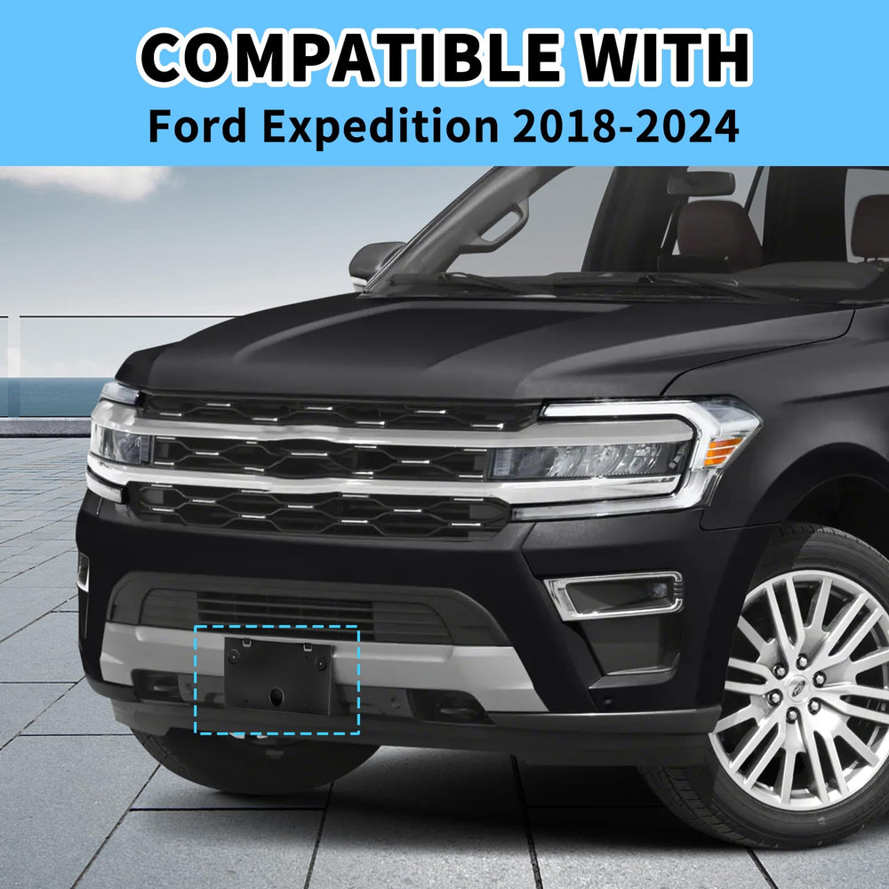 LHCDQSKCW front plate bracket for Ford Expedition enables quick, no-modification installation