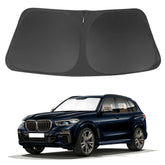 LHFLIVE windshield shade for BMW X5 front window blocks sun and heat for a cooler cabin.