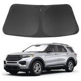 LHFLIVE windshield shade on Ford Explorer front window blocks UV rays and heat