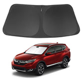 LHFLIVE windshield shade on Honda CR-V front window offering UV protection and interior cooling.