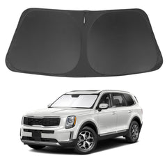 LHFLIVE Windshield Shade front-fit for Kia Telluride blocks heat and glare