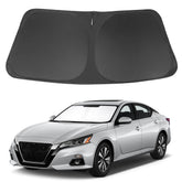LHFLIVE windshield sun shade for Altima front window reduces heat buildup and UV exposure.