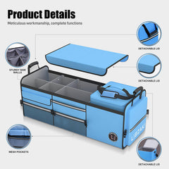 LI LIBZAKI Detachable ice bag keeps drinks cold or warm during trips.