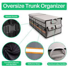 LI LIBZAKI trunk organizer reflective-strip for better visibility at night