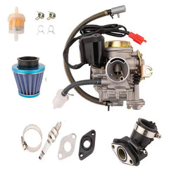 LIAMTU GY6 150cc carburetor with intake manifold kit for easier installation and better performance