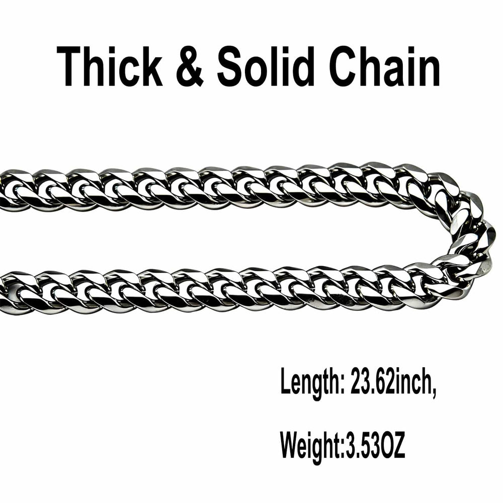 Liangery silver finish wallet chain highlighting anti-tarnish durability in everyday use.