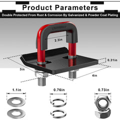 LIBERRWAY anti-rattle installation reduces trailer movement effectively.