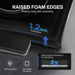 LIBMALL easy-clean design simplifies sweeping and rinsing after use