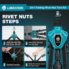 LIBRATON 5 nose pieces cover 2.4–6.4 mm.