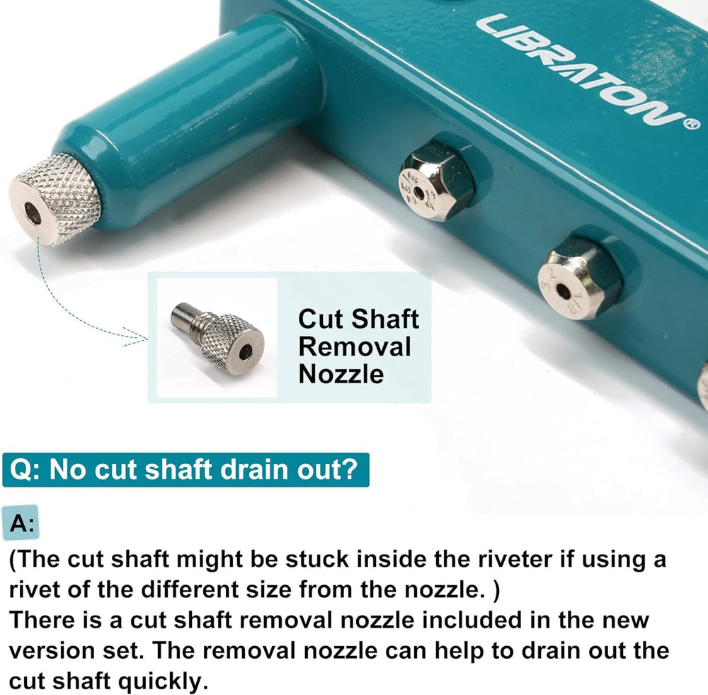 LIBRATON professional hand rivet gun provides comfortable operation during long sessions.
