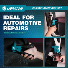 LIBRATON rivet gun anti-slip grip maintains control with oily hands