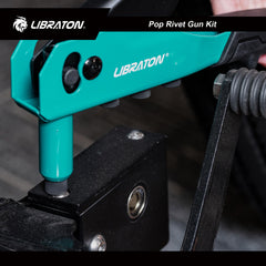 LIBRATON rivet gun kit suits metalwork, automotive and HVAC projects