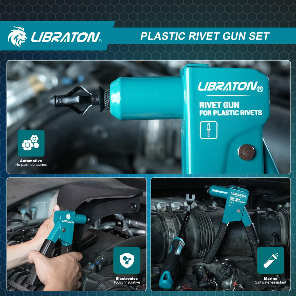 LIBRATON rivet kit application dashboard use in automotive tasks