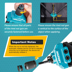 LIBRATON Rivet Nut Tool kit supports automotive, furniture, and hardware builds with reliable performance.