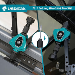 LIBRATON soft, non-slip grip handles for oily hands.