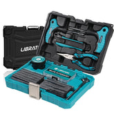 LIBRATON tire repair kit case and tools for quick roadside puncture repair.