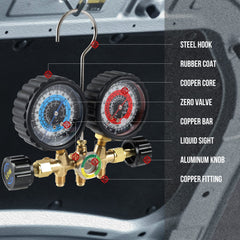 Lichamp brass-aluminum body offers durable construction for heavy use