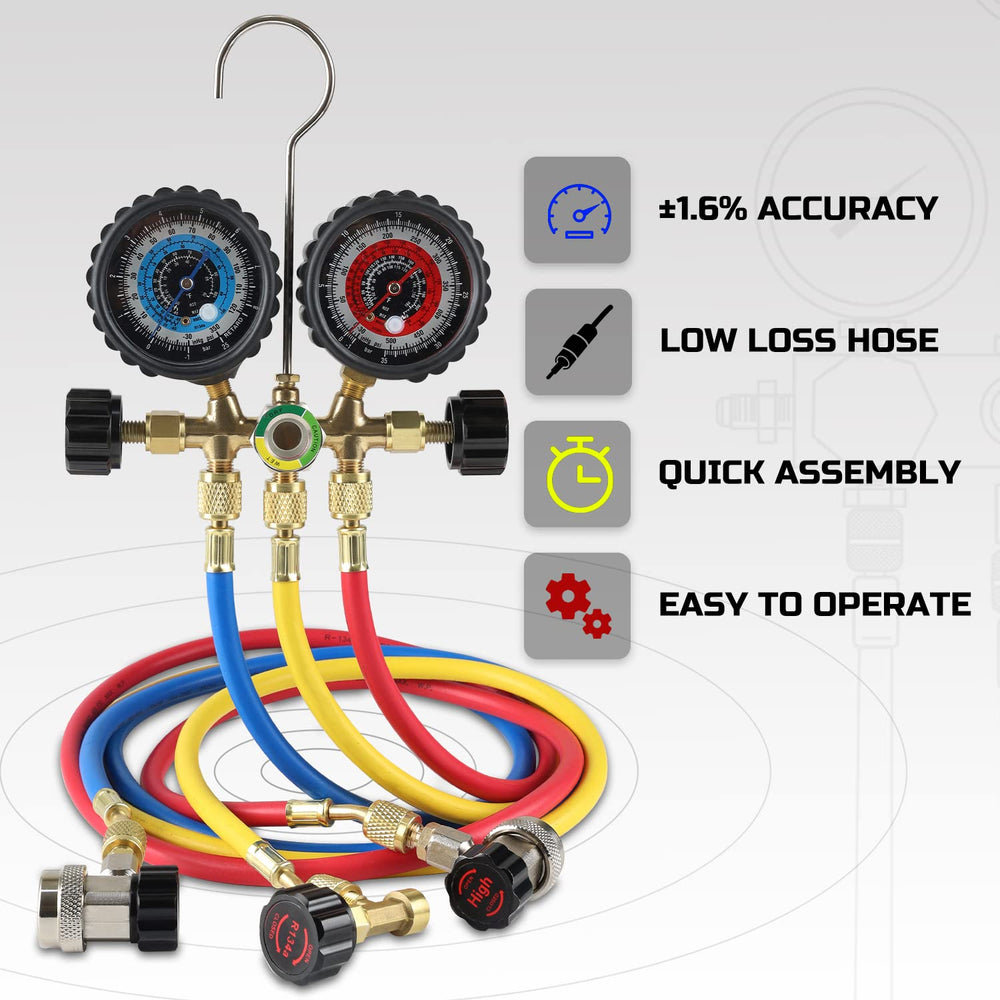 Lichamp gauge dial clarity for precise pressure readings