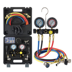 Lichamp HVAC gauges panel display for accurate readings during service.