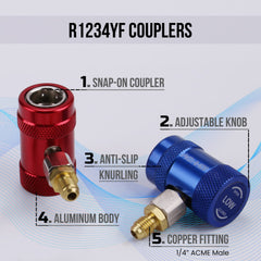 Lichamp self-sealing can tap valve for clean refrigerant access.
