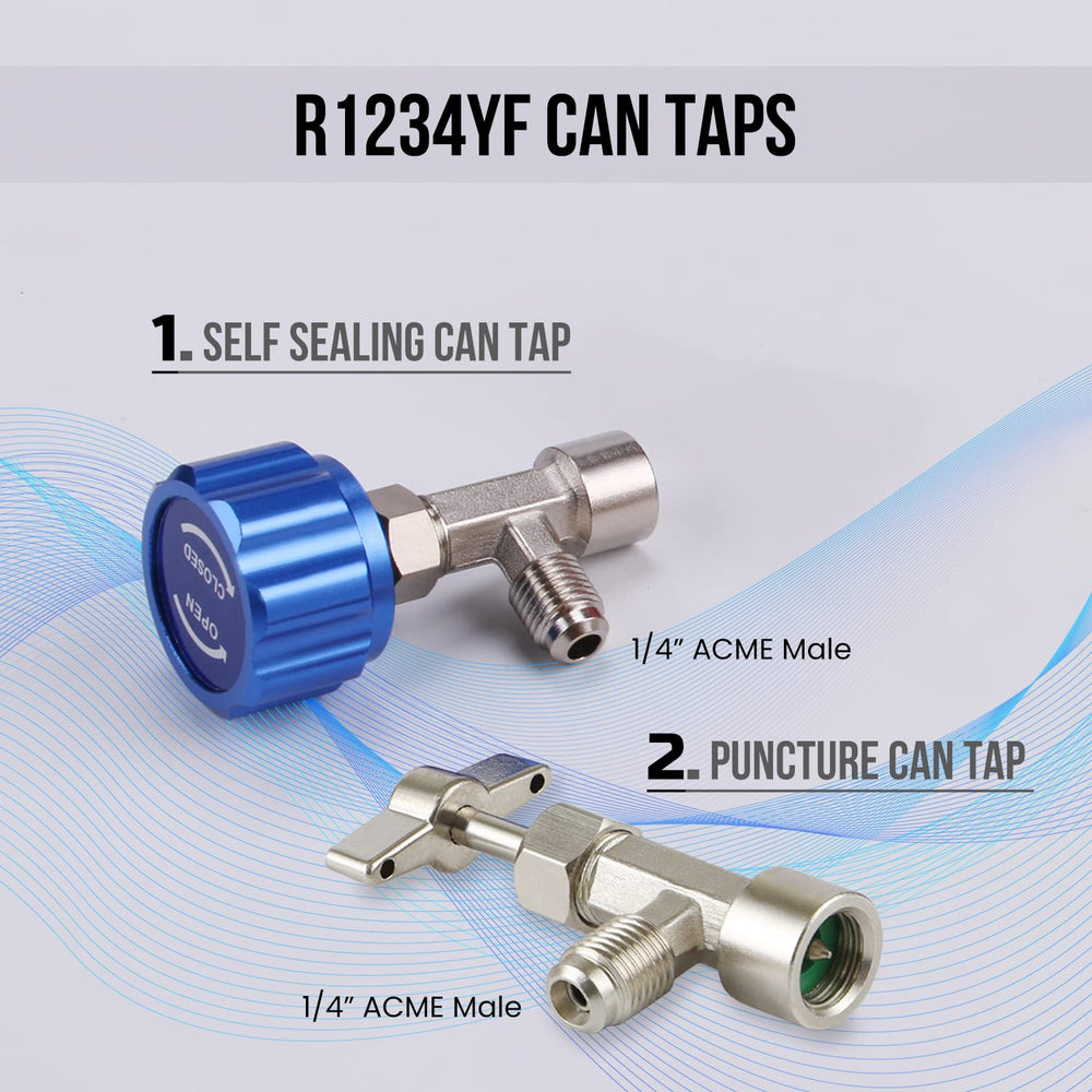 Lichamp tank adapter for safe refrigerant transfer compatibility.