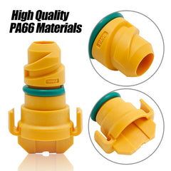 LIDSCURA oil drain plug PA66 material closeup highlights corrosion resistance