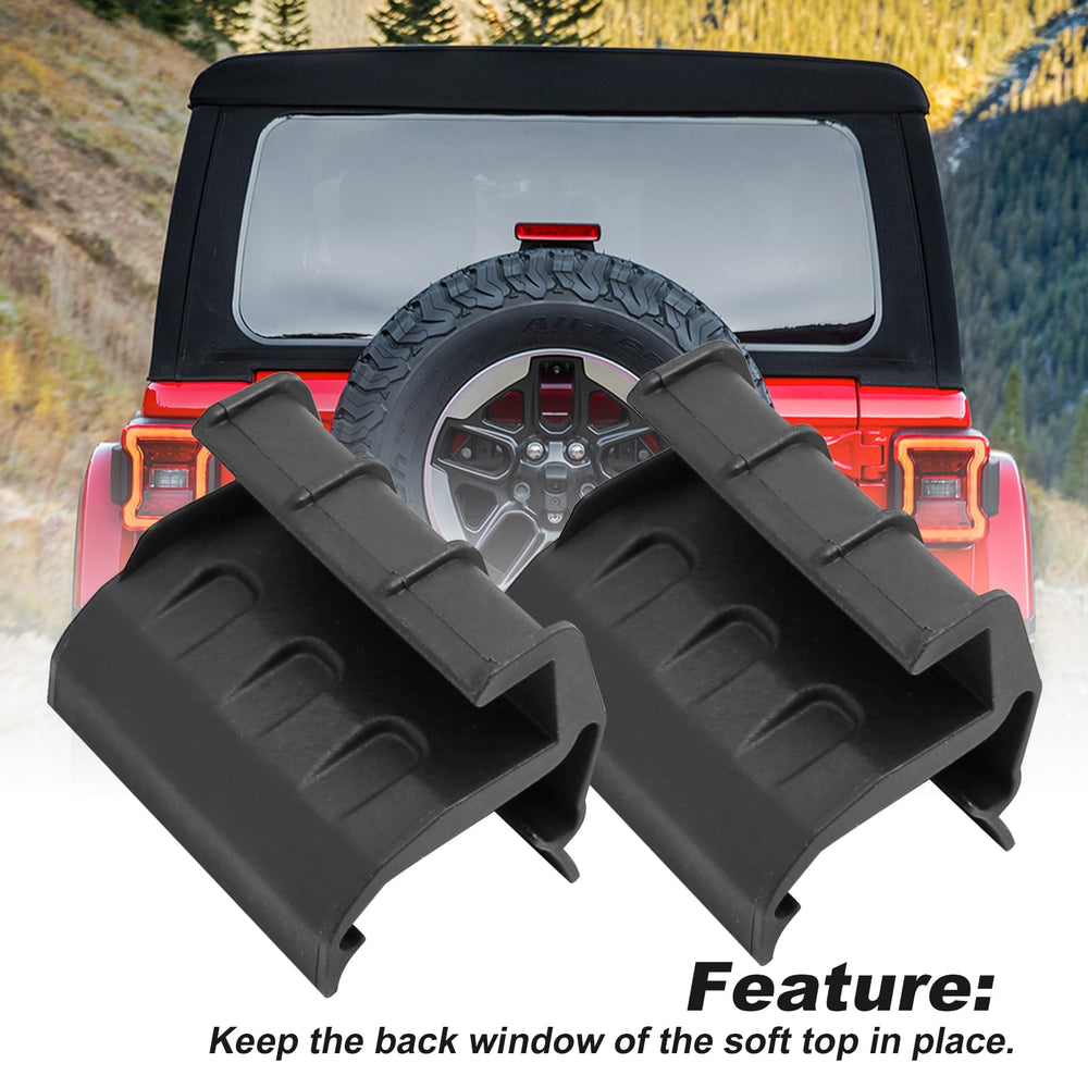 LIDSCURA plastic rear window clip left side for Wrangler JK