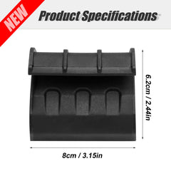 LIDSCURA soft-top brackets keep the Wrangler's rear window in place during drives