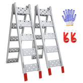 LIEKUMM 83-inch ATV ramps folding design for easy pickup bed loading.