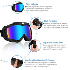Lievermo goggles shown with helmet compatibility for secure riding