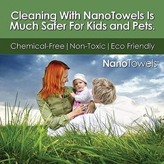4-pack display of Life Miracle Nano Towels Minis