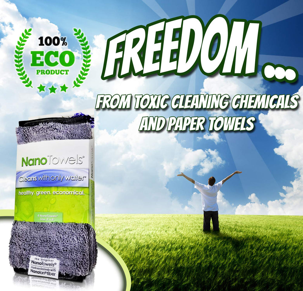 Nano Towels Minis with hanging loop for easy air drying