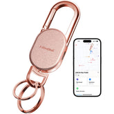 LifeChé keychain rose-gold metal body showcases premium durability for daily carry