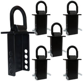lifgarfe 6pcs stake-pocket-dring-tie-downs provide durable, elevated anchor points for flatbed pockets.