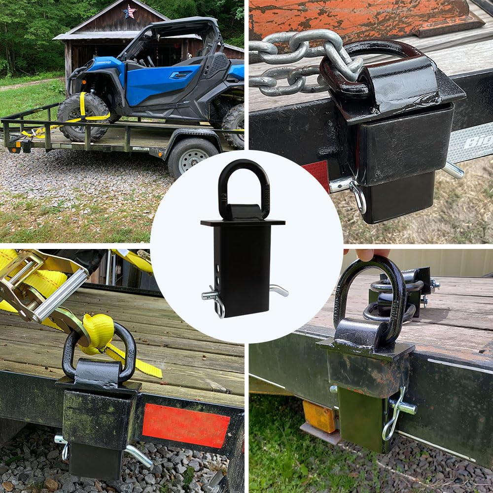 lifgarfe packaged-6pcs-dring-tie-downs ready-to-use set for multiple anchor points.