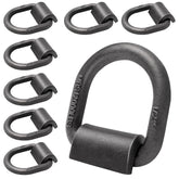 lifgarfe weld-on D-ring 8pc secures cargo on flatbeds and trailers