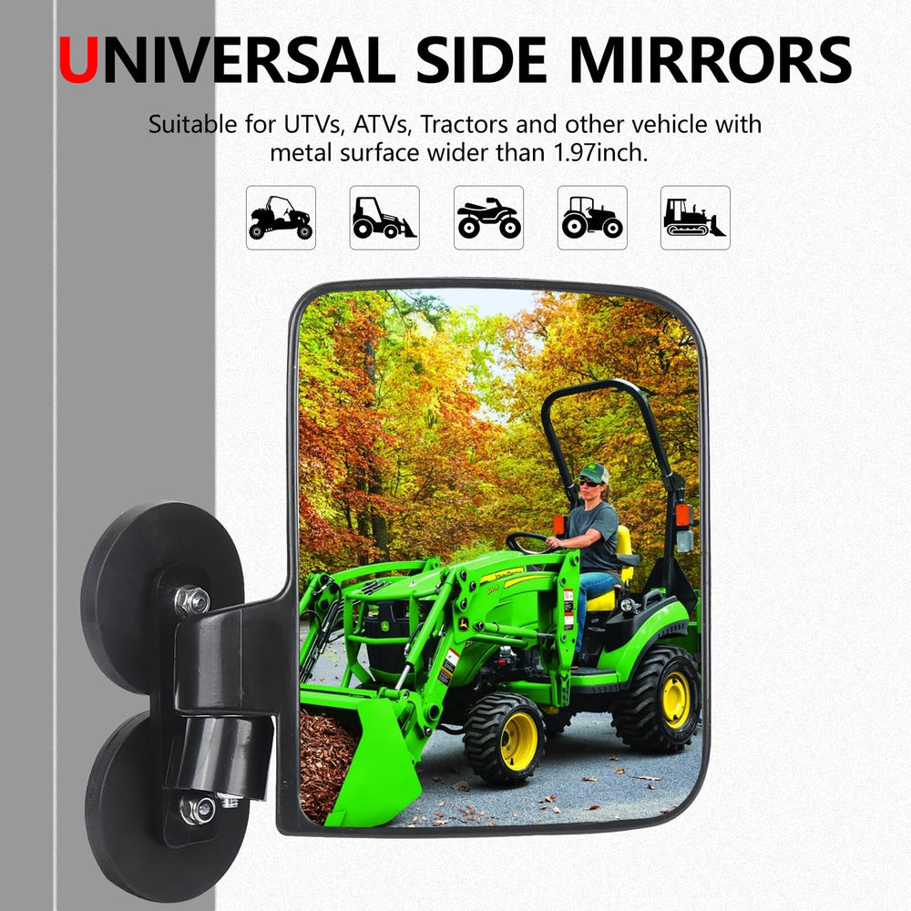 Non-slip rubber base protects finishes while preventing mirror slippage.