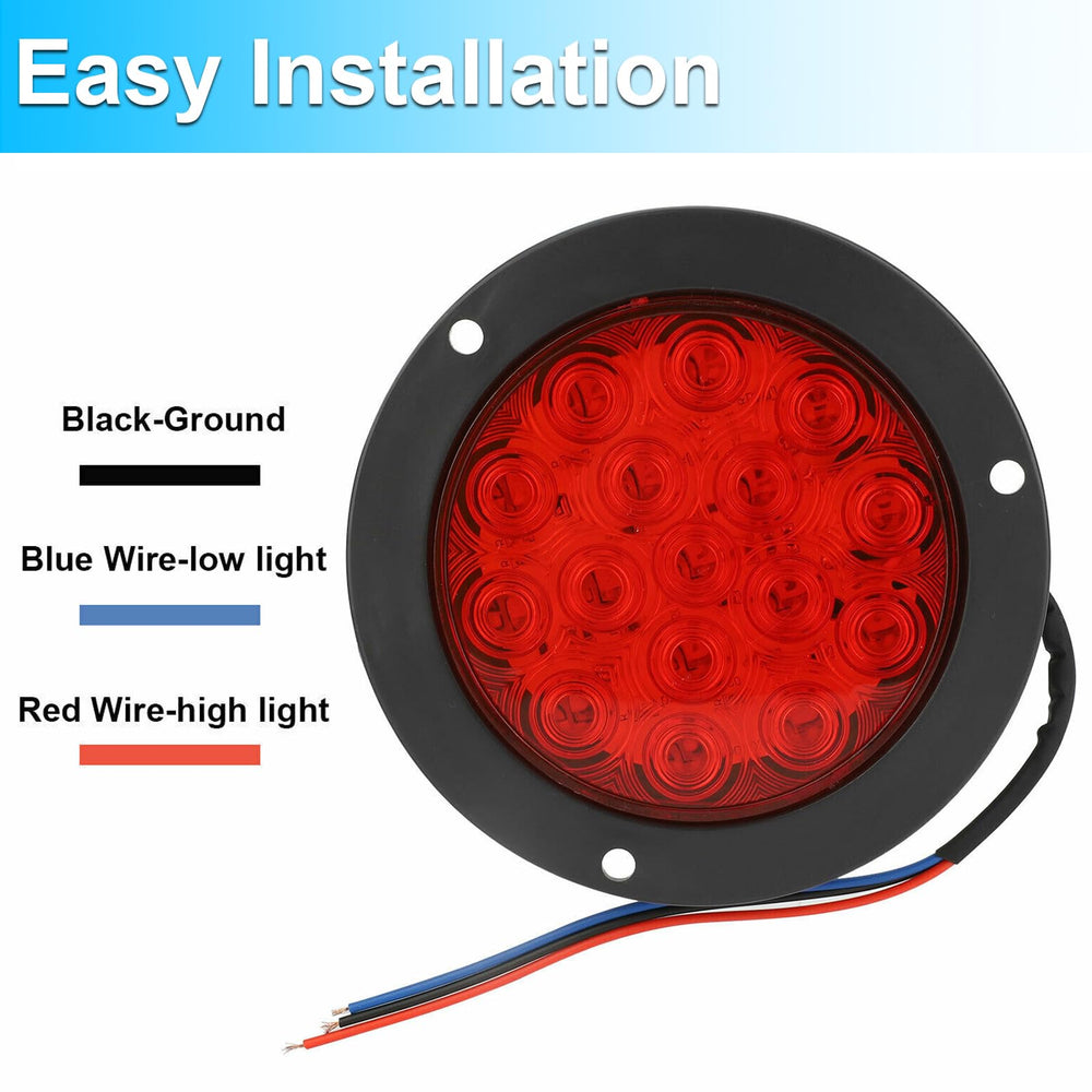 LIGBT IP67 waterproof trailer light resisting rain for dependable travel.