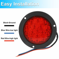 LIGBT IP67 waterproof trailer light resisting rain for dependable travel.