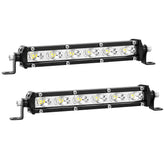 LightBoss Slim LED Bar 7inch front view for clearer nighttime visibility