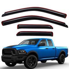 Lightronic 194101 window visor front left in-channel fit improves airflow