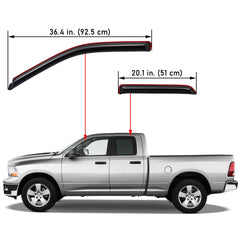 Lightronic 194101 window visor rear left reduces glare and heat