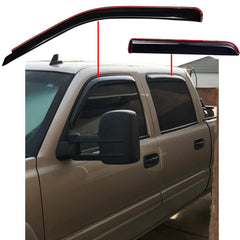 Lightronic rain guards provide UV protection and reduce sun exposure.