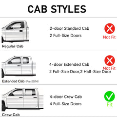Lightronic in-channel rain guards on rear windows enhance airflow and reduce glare.